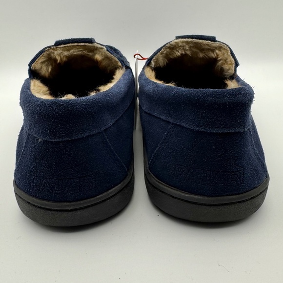 NWT Men's PAJAR Veneto Suede Slippers, Navy Blue, Size 8 - Picture 5 of 11